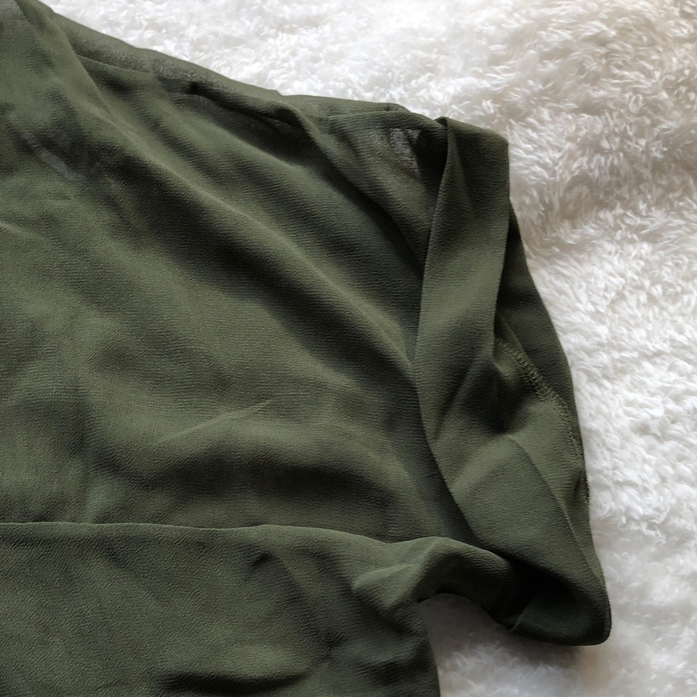 Worthington Forest Green Blouse - Picture 5 of 5